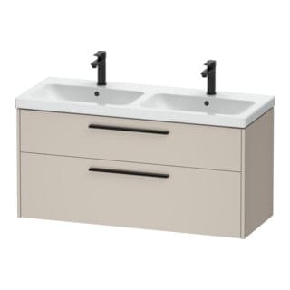 Duravit Waschtischunterschrank D-Code 118,4x55,5x46cm, 2 L, S, Tau ma, Gr. sw