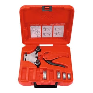 Einhandbiegegerät TUBE BENDER b.90Grad Arbeitsber.5-6-8-10mm 5-tlg.Rothenberger