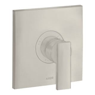 hansgrohe Fertigmontageset Axor Citterio UP-Brause-Einhebelm, m HG, Edelstahl-Optik