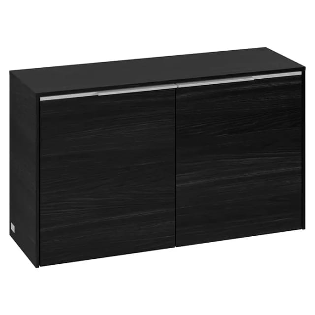V&B Sideboard Subway 3.0 72,8x42,3x25,6cm, Gr. Alu gl, black oak