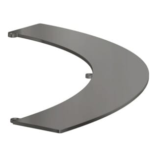 hansgrohe Ablage Axor Urquiola Metall, polished black chrome
