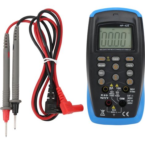 Hp-42b Tragbares Digitales True-rms-multimeter: Misst Wechsel-/gleichspannung/-strom Und Widerstand, 6000 Counts
