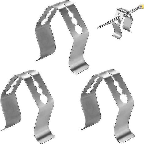 Set Mit 3 Klemmen Für Temperaturfühler, Fleischthermometer, Grillklemmen, Halterung Für Grillthermometer-sonden