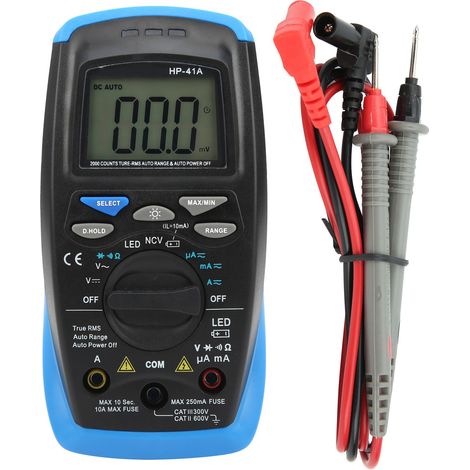 Hp-41a 2000 Count Ac/dc True-rms Digitalmultimeter Voltmeter Amperemeter Multifunktionstester