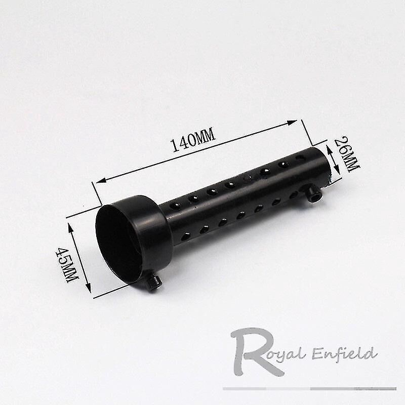 Universeller Motorradauspuffschalldämpfer, 35 Mm, 42 Mm, 45 Mm, 48 Mm, 60 Mm, Edelstahl, 45 X 140 Mm