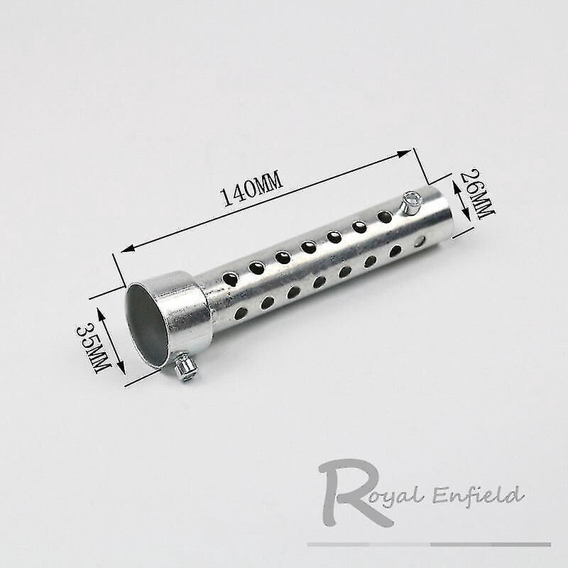 Universeller Motorrad-auspuffschalldämpfer Db-killer, Edelstahl, Abmessungen: 35 Mm X 140 Mm, 42 Mm X 45 Mm X 48 Mm X 60 Mm.