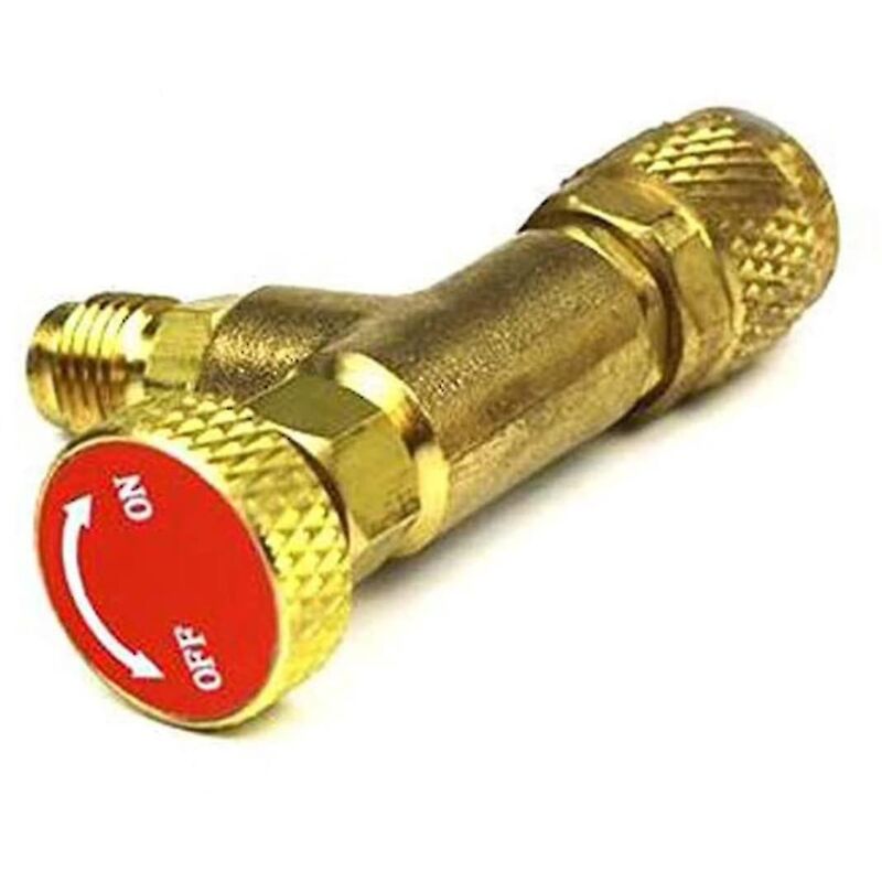 Ventiladapter Für Das Klimaanlagenkältemittel R410a, Sae 1/4"-außengewinde Auf Sae 5/16"-innengewinde Für Befüllschlauch, Durchflussregelventile