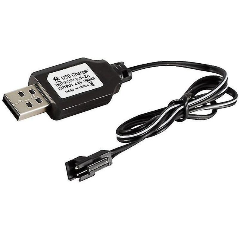 Akkuladekabel, Usb-ladegerät Für Ni-cd- Und Ni-mh-akkus, Sm-2p-steckeradapter, 4,8 V 250 Ma Ausgang, Für Spielzeug Und Autos.
