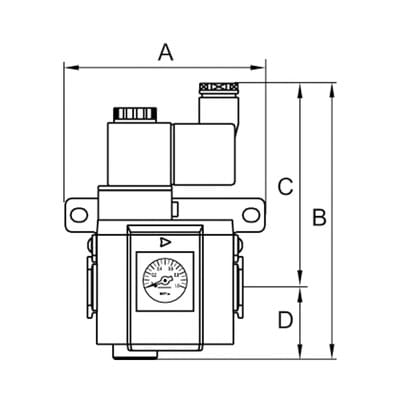 Riegler 3/2-Wege-Anfahrventil »G-mini«, 24 V DC, BG 200, G 1/4