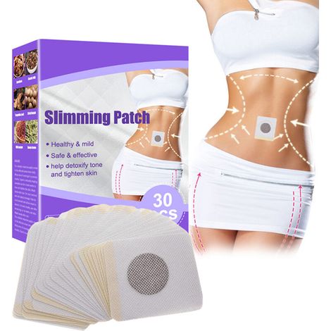 30 Schlankheitspflaster Für Einen Flachen Bauch, Fettverbrenner Für Den Bauchbereich Für Männer Und Frauen, Schlankheitsaufkleber Für Bauch Und Hüften