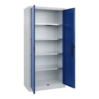 C+P Flügeltürenschrank Serie 89, 1950x930x500mm, 7035/5010