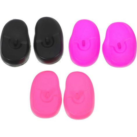 Set Mit 3 Paar Professionellen Silikon-ohrschützern Für Friseure, Ideal Für Dauerwellen, Färben Und Strähnchen. – M
