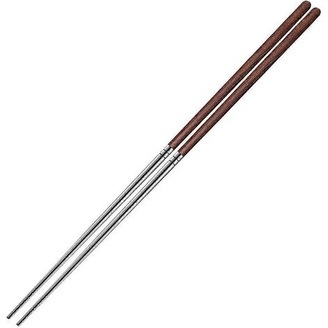 Paar Extra Lange Kochstäbchen Zum Braten, Vielseitige Essstäbchen Zum Greifen Von Lebensmitteln – 40,00 X 1,00 X 1,00 Cm
