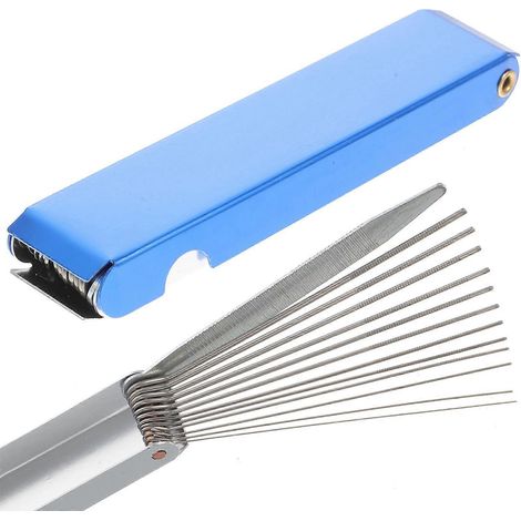 4-teiliges Düsenreinigungsset Für Schweißbrenner, Schneiddüsenreinigungswerkzeug – 10,2 X 2 Cm – Blau