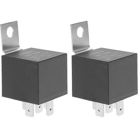 5-poliges Kfz-ersatzrelais, 40 A, 24 V, Marine-relais – 5,30 X 3,30 X 2,70 Cm – Schwarz