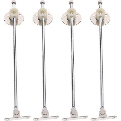 Scharnierhalterungen Für Deckel, Klappendämpfer, Scharniere Für Küchenschranktüren – 23,00 X 3,65 X 0,50 Cm – Silber