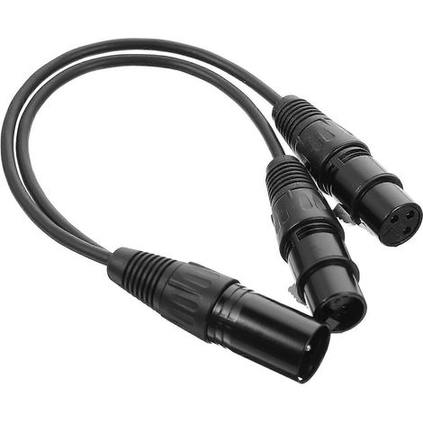 Cannon Head Bühnenmikrofonkabel, Symmetrisch, Stecker/buchse – 33,5 X 2 Cm – Schwarz