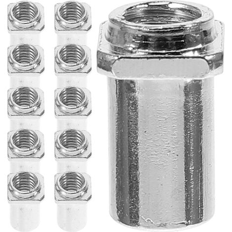 Packung Mit 20 5-mm-drehmuttern Für Bassdrum, Ersatzteile Für Toms Und Drumsets. – 1,5 X 0,9 Cm