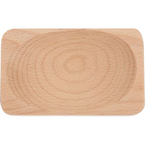 Schneidebrett Aus Massivholz (khaki), 1 Stück – 13 X 8 X 2 Cm – Khaki