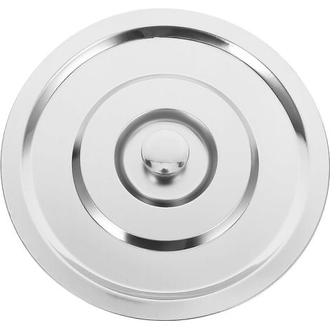 Edelstahl-topfdeckel, Kleiner Topfdeckel, Gewürztopfdeckel, Kleiner Topfdeckel (28 Cm) – 28,00 X 28,00 X 0,50 Cm – Silber