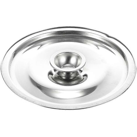 Metalldeckel Für Ölbehälter, Wiederverwendbarer Deckel Für Töpfe Und Pfannen, Hitzebeständiger Deckel – 22 X 22 X 1 Cm – Silber
