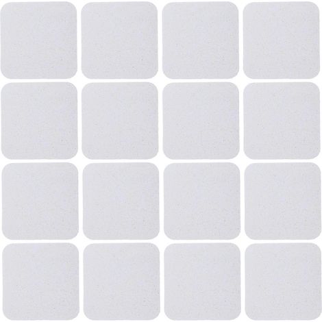 16 Unbedruckte Kühlschrankmagnete Für Sublimationsdruck, Einfache Kühlschrankmagnete. – 5,4 X 5,4 X 0,2 Cm – Weiß