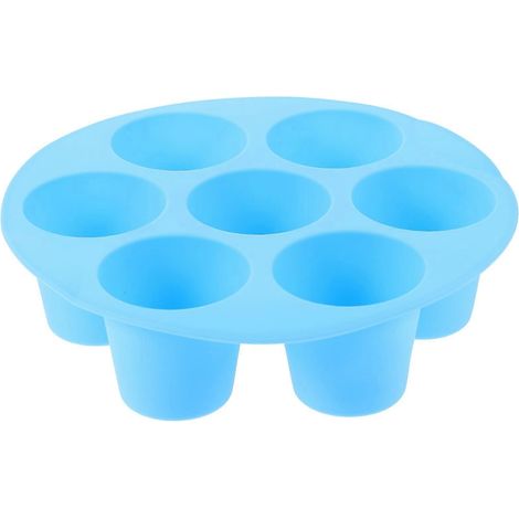 Antihaftbeschichtete Silikon-muffinform, Backblech Für Muffins Und Cupcakes – 15,60 X 15,60 X 4,30 Cm – Himmelblau