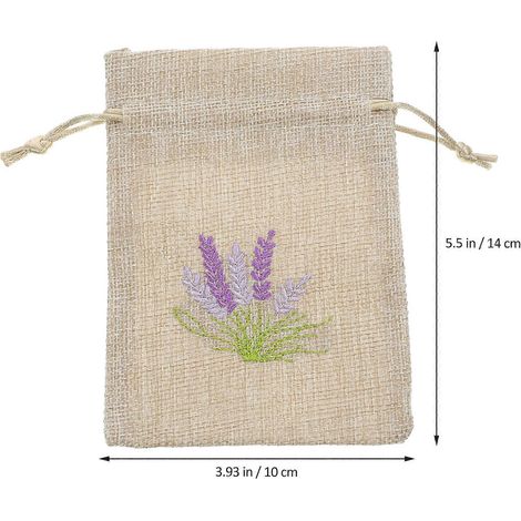 Set Mit 10 Leeren Duftsäckchen, Nachfüllbare Lavendel-geschenktüten, Duftsäckchen Für Den Kleiderschrank – 14,00 X 10,00 X 0,50 Cm
