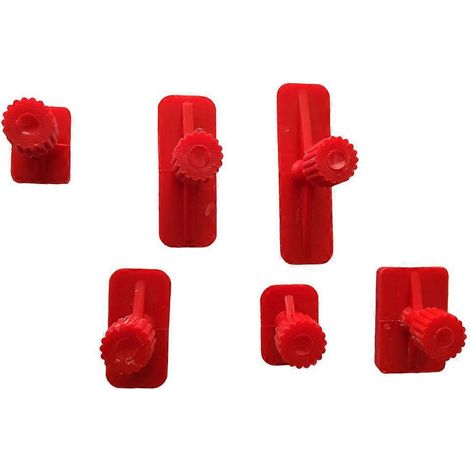 Set Mit 6 Saugnäpfen Für Die Lackschadenfreie Ausbeultechnik, Werkzeug Zur Ausbeultechnik Am Auto, Ausbeulwerkzeug. – 14 X 8,7 X 1 Cm