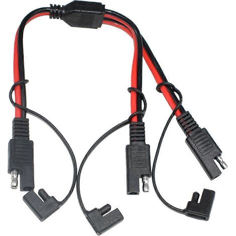 Sae 1 Auf 2 Stromverlängerungskabel, Sae-netzsteckeradapter, Drahtverbinder, Schnellanschluss-/trennkabeladapter – 30 X 6 X 6 Cm