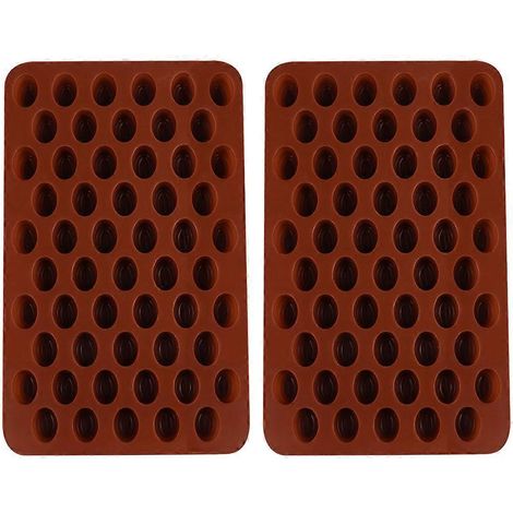 Set Mit 2 Vielseitigen Silikon-schokoladenformen Mit Kreativen Designs Und Verschiedenen Formen (stil 13, Zufällige Farbe) – 21 X 11 X 2,5 Cm