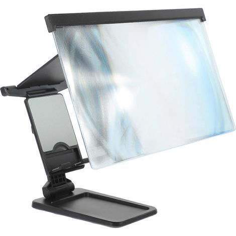 Bildschirmverstärker Mit Blaulichtfilter Für Mobiltelefone (schwarz) – 25,50 X 16,30 X 2,20 Cm – Schwarz