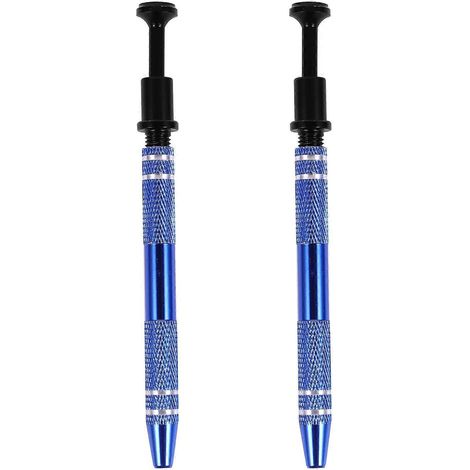 Set Mit 2 Schmuckhaltern Für Perlen Und Edelsteine, Inklusive Aufpicker Für Diamanten Und Edelsteine – 11,70 X 0,50 X 0,50 Cm – Blau