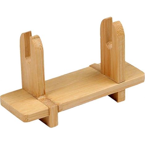 Fächerständer Im Japanischen Stil, Klappbarer Fuß, Fächerständer Aus Holz – 11 X 6,5 Cm – Khaki