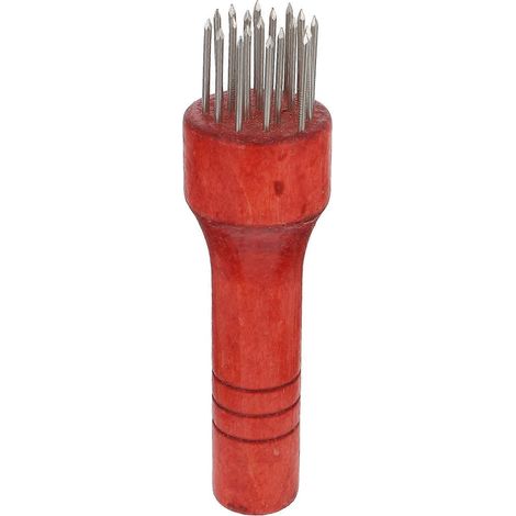 Fleischklopfer Für Den Hausgebrauch, Steaknadel, Fleischklopfer Für Die Küche (rot) - 18 X 4,5 X 4,5 Cm - Rot