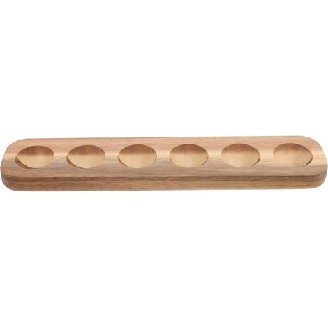 Eierablage Aus Holz, Eierhalter Für Hühnereier, Eierablage Für Zuhause Und Büro – 32,00 X 7,00 X 2,20 Cm – Wie Abgebildet