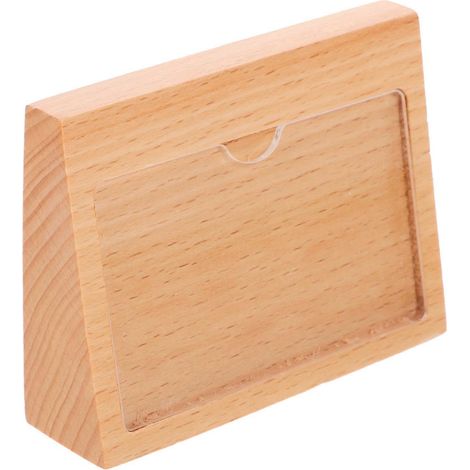 Preisschildständer Aus Holz, Tischständer Für Supermärkte – 12,60 X 12,00 X 2,70 Cm