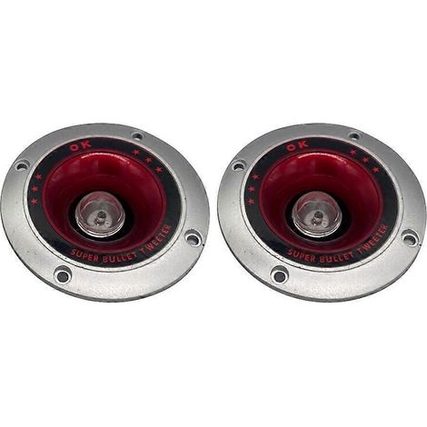 Set Mit 2 Ersatz-hochtönern Für Autos, Piezoelektrisches Horn – 9,6 X 9,6 Cm