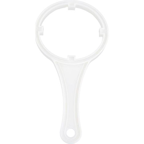 10-zoll-kunststoff-verstellschlüssel Für Wasserfiltergehäuse (weiß) – 24,00 X 12,00 X 1,05 Cm – Weiß
