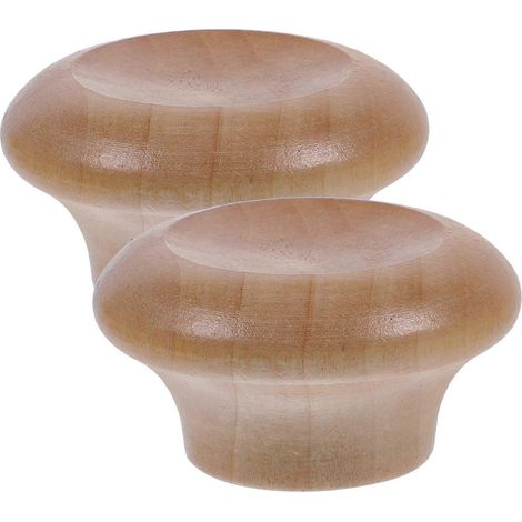 Set Mit 2 Ersatz-deckelgriffen Aus Holz Für Kochtopfdeckel. Zubehör Für Kochtopfdeckel. – 4,80 X 4,80 X 2,50 Cm – Khaki