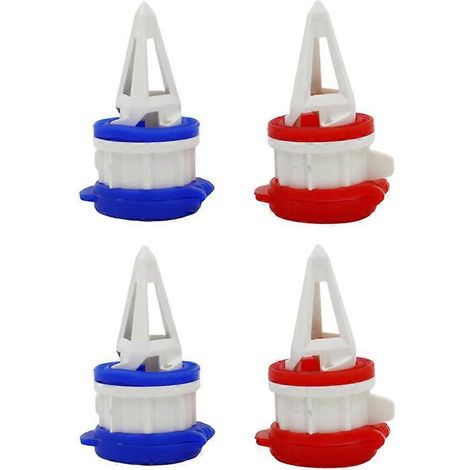 4er-set Trinkaufsätze, Tragbare Flaschenteiler, Getränkeadapter – 6 X 3 Cm – Rot