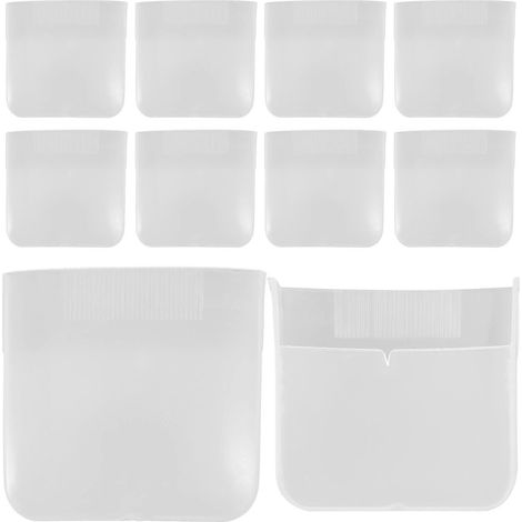 Packung Mit 10 Universellen Ersatzbechern Für Kondenswasserauffangbehälter – 5,9 X 5,7 X 1 Cm – Weiß