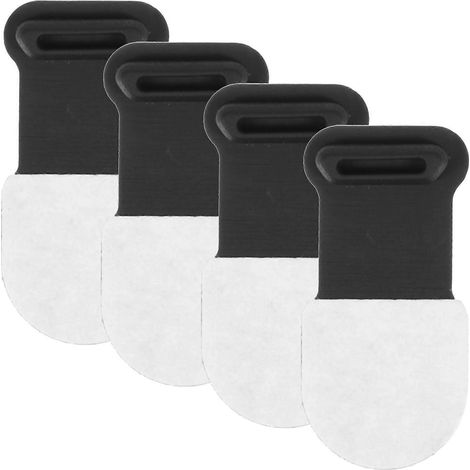 Set Mit 4 Robusten, Selbstklebenden Und Staubdichten Portstopfen, Kompatibel Mit Micro-usb-anschlüssen. – 1,8 X 1 X 0,1 Cm