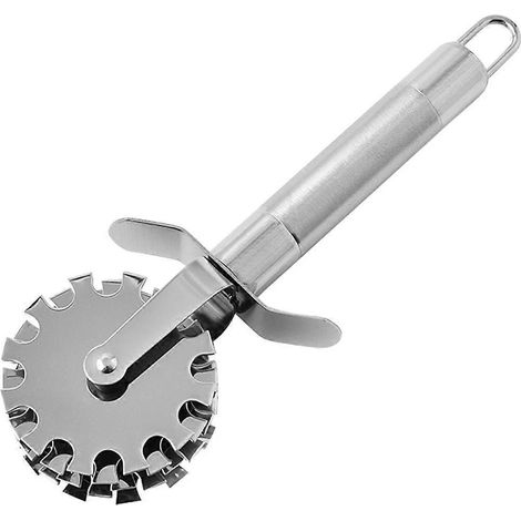 Fleischklopfer Aus Edelstahl, 5-rädrig, Für Steak, Schweine- Und Rindfleisch. – 19,30 X 7,20 X 4,00 Cm – Silber