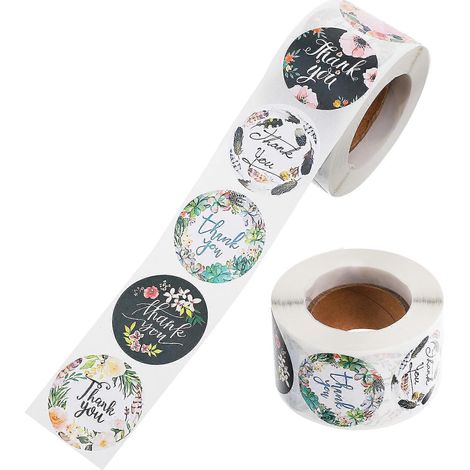 Rollen/1000 Selbstklebende Geschenkanhänger Zum Verschließen Von Briefumschlägen – 100 X 3,8 X 0,1 Cm