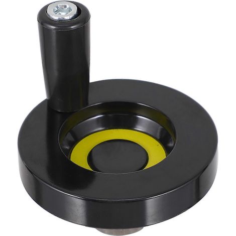 Gewelltes Handrad Für Winkelschleifer, Ersatzhandrad – 6,3 X 6,3 X 3,5 Cm – Schwarz