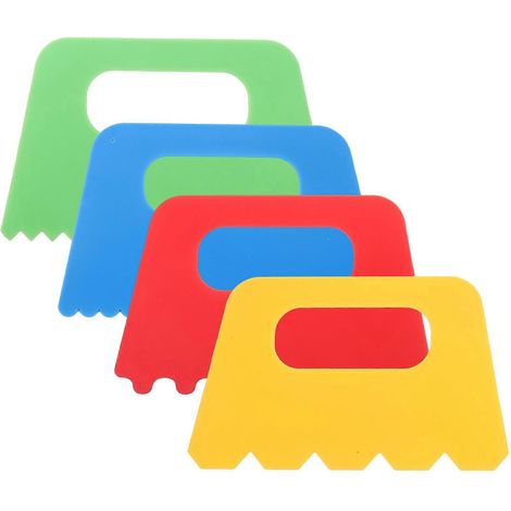 Set Mit 4 Kratzbürsten Für Kinder, Farben Zufällig. – 12,5 X 7,8 X 0,2 Cm