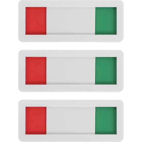 Set Mit 3 Acryl-schildern „belegt“ Für Schiebetüren Und Konferenzräume – 10,00 X 4,00 X 0,50 Cm