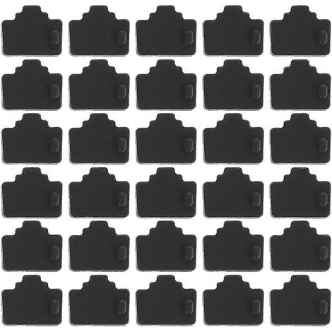50er-pack Staubschutzstopfen Für Rj45-ethernet-anschlüsse – Schwarz