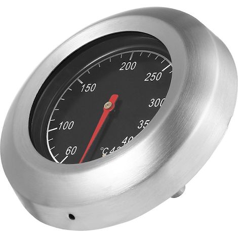 Iplusmile Grillthermometer, Großes Zifferblatt, Edelstahl, Hochtemperaturanzeige